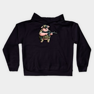 Tactical Pig Kids Hoodie